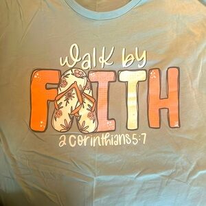 Love and Faith!!! Size 3XL!!! BNWT Walk by Faith T-Shirt!!!